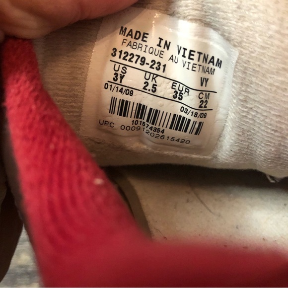 Nike Dunk Air Morgan 6.0 SB LOW kids Shoes Brown, red and green - Size 3 - Picture 7 of 13